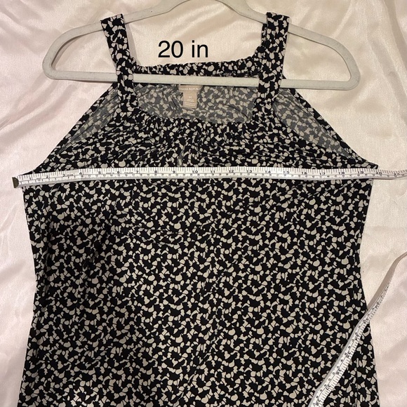 NWOT Banana Republic Halter neck style blouse top Black Cream Size M - Picture 12 of 13